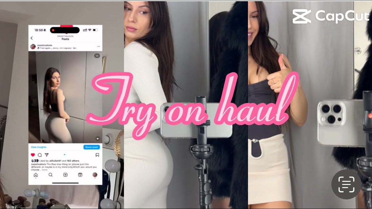 TRY ON HAUL( fitting room edition)+Mini Vlog YouTube