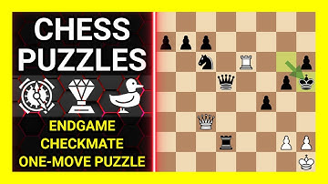 Chess Puzzles to Practice. Themes: Endgame, Checkmate, One-move puzzle. Learn Chess
