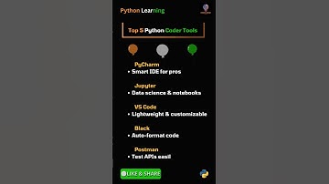 Top 5 Must-Have Python Tools!#SoftwareEngineer #DevTools #Python #Coding #Programming 