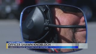 Lubbock Police motorcycle officers remind drivers about funeral escort rules