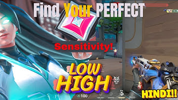 Find Your PERFECT Sensitivity! (HINDI) *2025* | Valorant Sensitivity Guide
