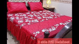 bedsheet, colourful bedsheet, two side firal, stitch Hui bedsheet, bowl stitch hue,