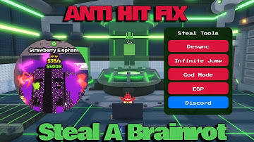 Steal A Brainrot Script NO KEY - DESYNC, INFINITE JUMP, GOD MODE, ANTI HIT, NO CLIP, INSTANT STEAL
