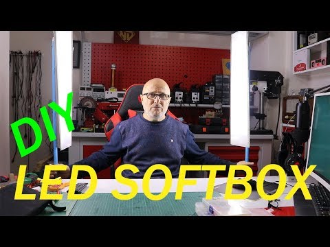 Şerit Led Kullanarak Softbox Nasıl Yapılır? | Led  Stüdyo ışığı Nasıl Yapılır?