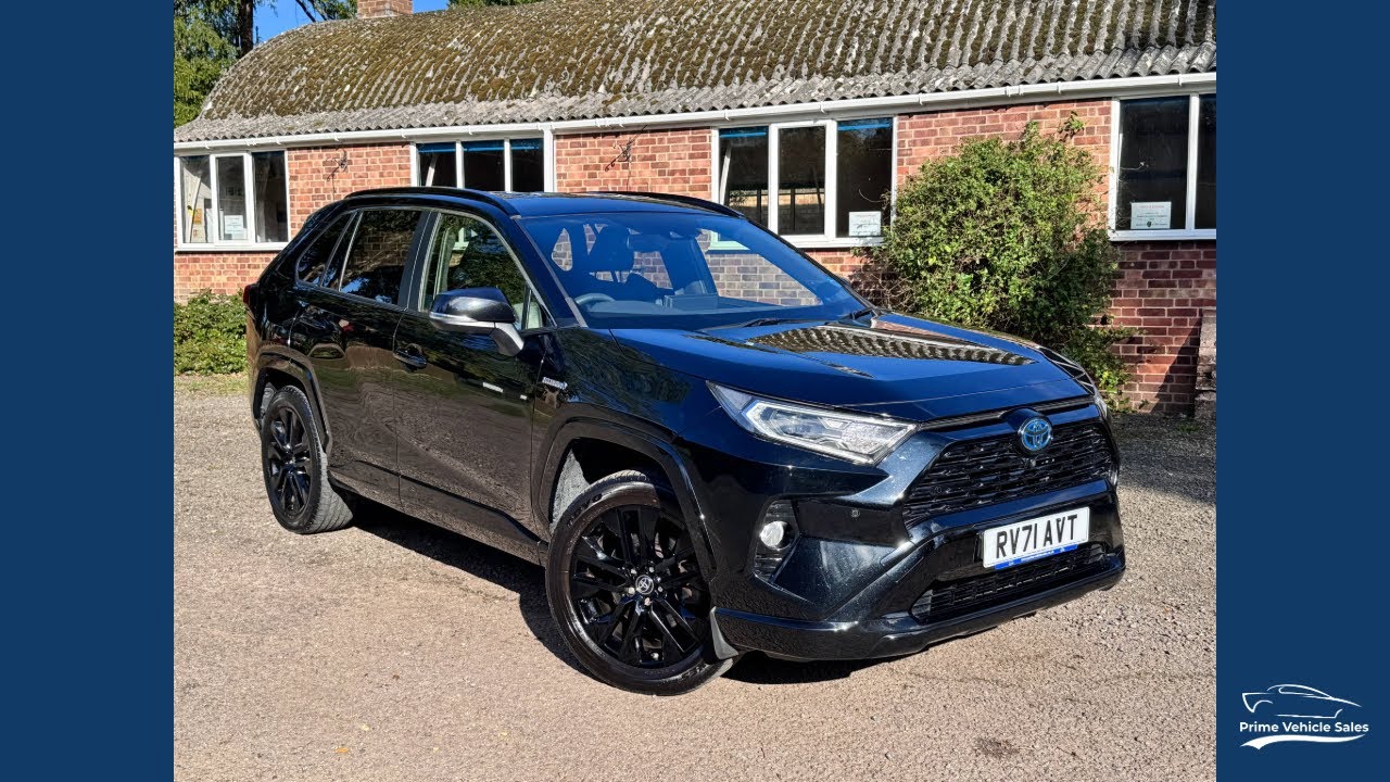 2021:71 Toyota RAV4 2.5 VVT-h Black Edition SUV 5dr Petrol Hybrid CVT ...