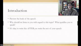 Basic Structure of an Informative Speech