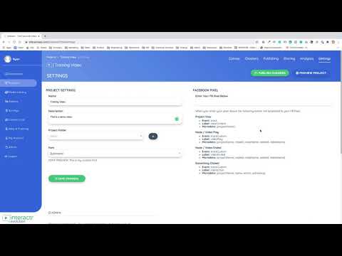 Project Settings - YouTube