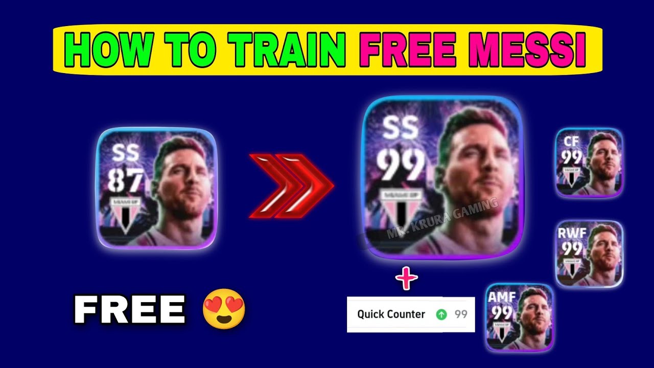 Free L. Messi Perfectly Training Tutorial || How To Train Messi In ...
