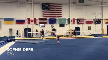 Sophie Derr WOGA 2.5 Twist Floor 2023 Grad