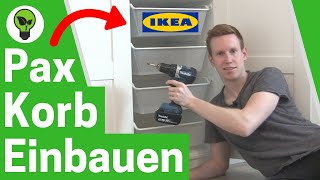 IKEA Pax Netzdrahtkorb Einbauen ✅ GENIALE ANLEITUNG: Wie Komplement Drahtkorb für Schrank Montieren