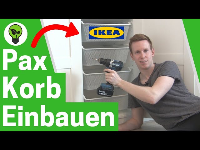 Installing IKEA Pax Mesh Wire Basket ✓ GENIUS GUIDE: How to Assemble Komplement Wire Basket for W