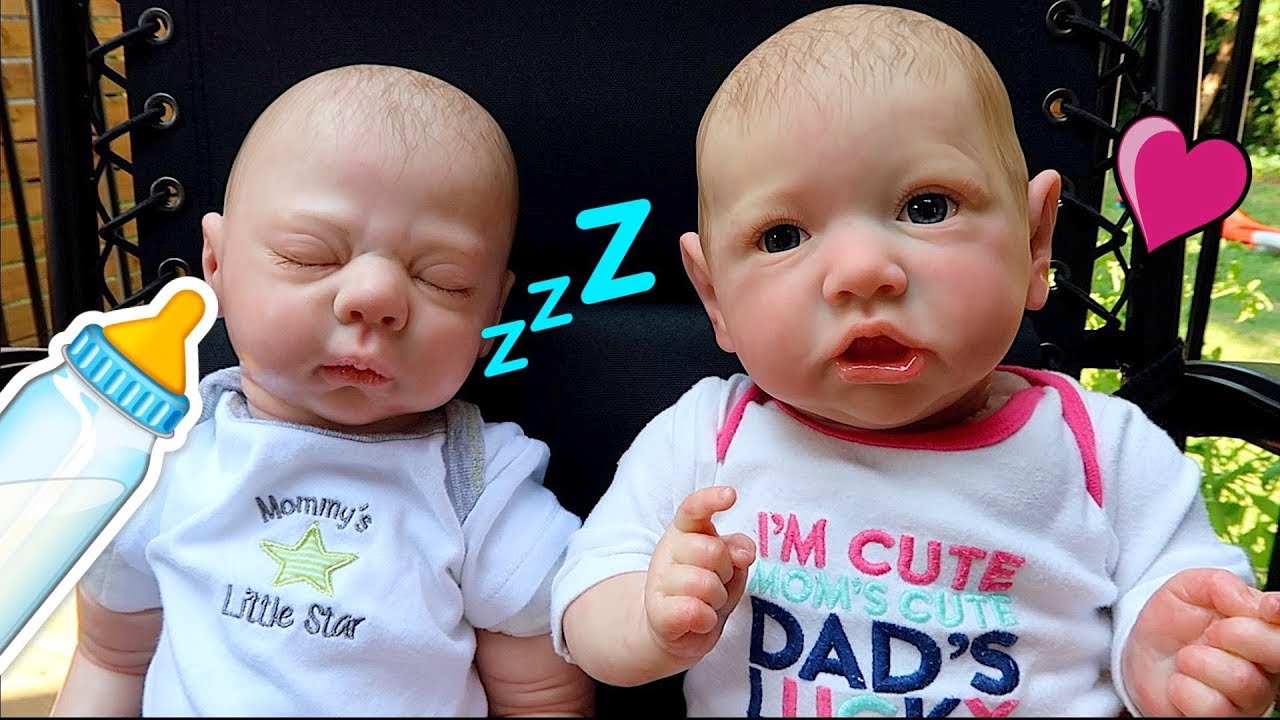 Little Mommy Pretend Play Babysitting TWO REAL Crying Baby Dolls! Fun