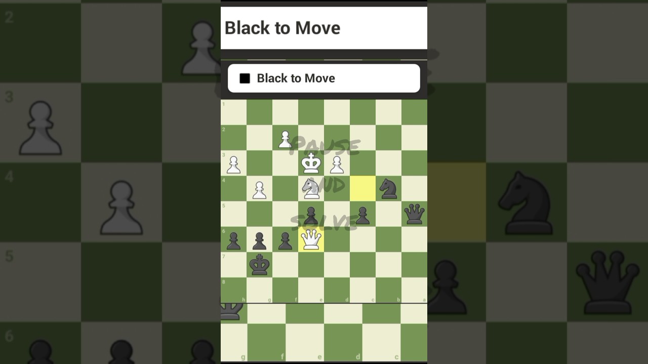 Capture the white queen 👑 in 3 moves 🤔