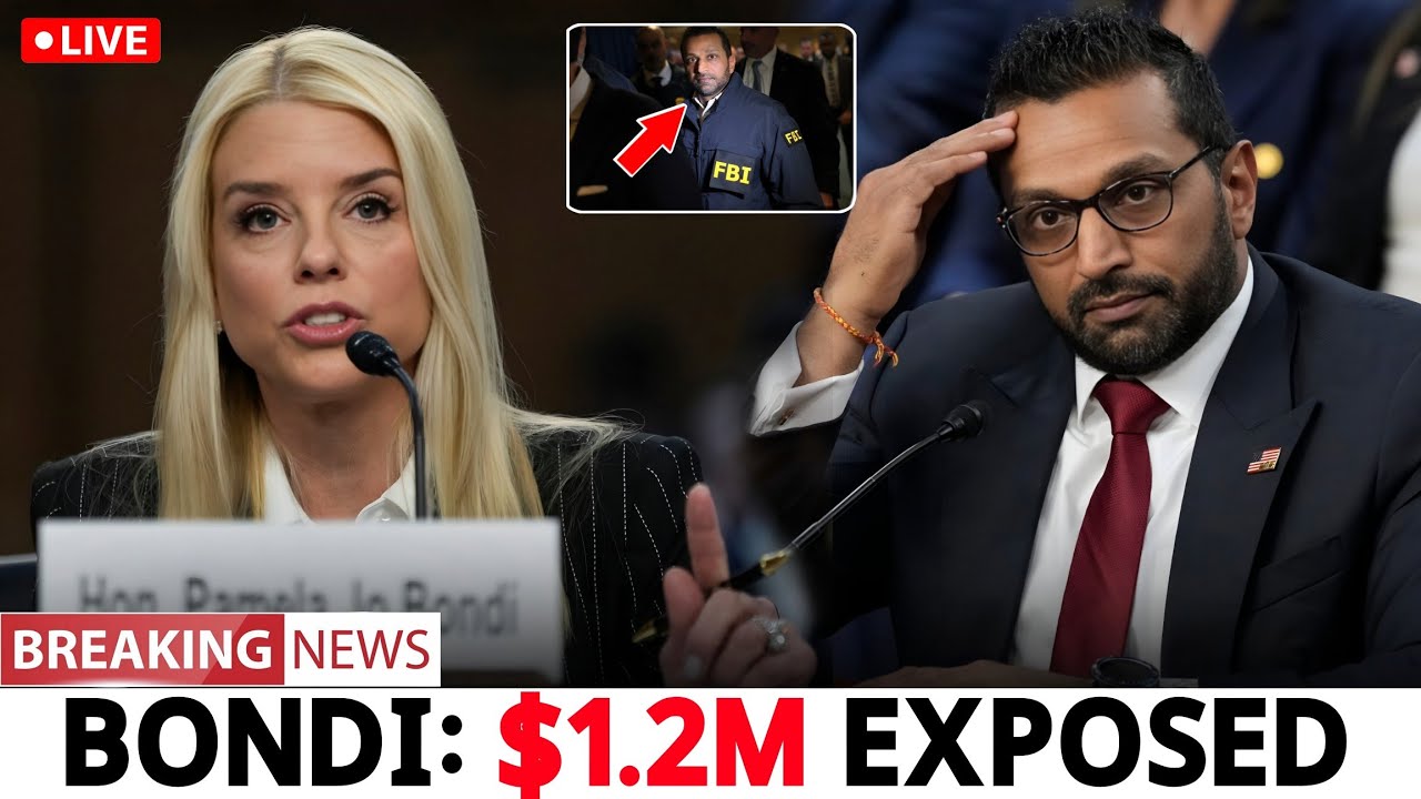 IT’S OVER! FBI Director Handcuffed LIVE: Pam Bondi Exposes $1.2M China Treason! 🚨🔥