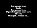 100% hundred percent - ONE OK ROCK lyrics