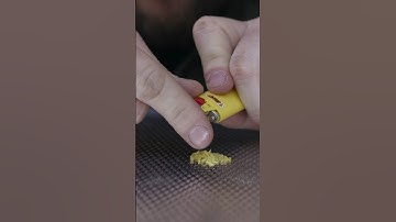 Starting a fire with an empty BIC lighter hack #shorts