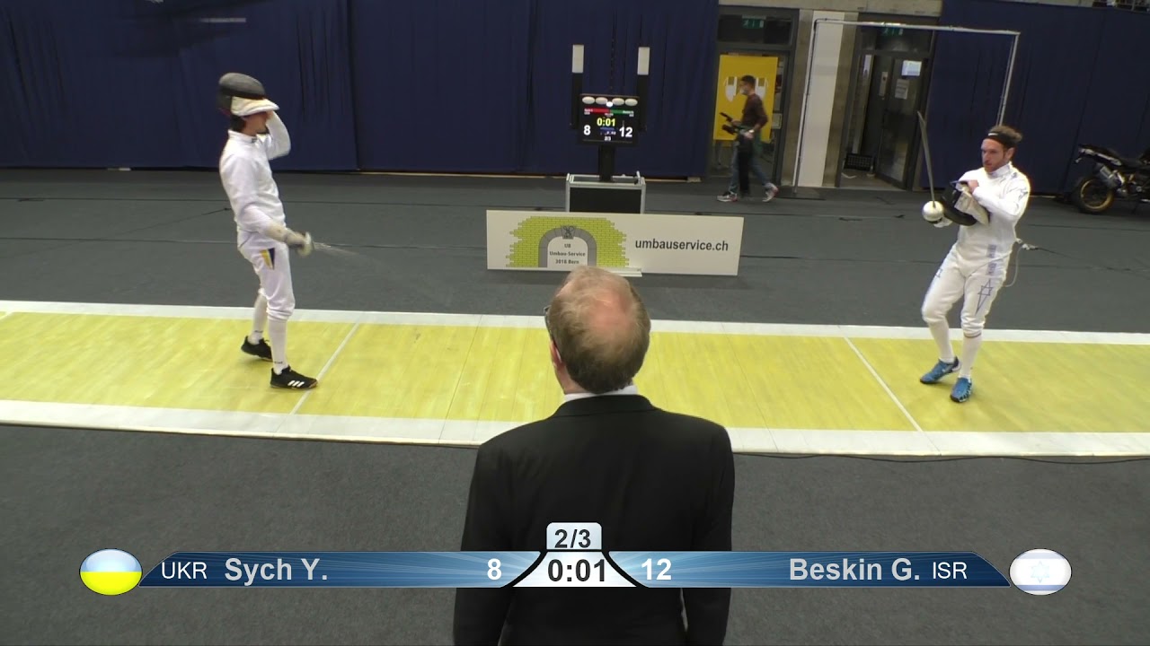 2022 385 T64 11 M E Individual Bern SUI WC YELLOW BESKIN ISR vs SYCH UKR