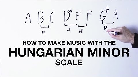 How To Make Music With The HUNGARIAN MINOR Scale (aka Double Harmonic Minor)
