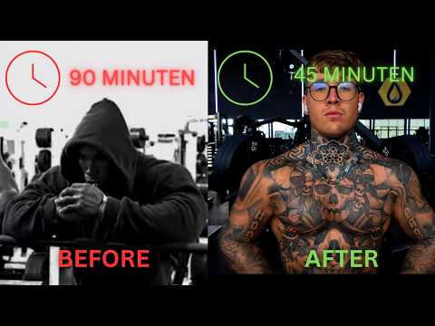 Wie du deine Trainingszeit halbierst & Gainz verdoppelst!