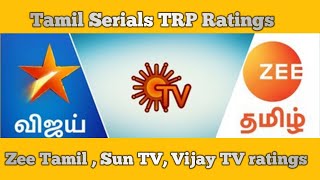 Tamil serials TRP Ratings | Zee Tamil | Sun TV | Vijay TV screenshot 4