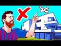 Por que os aviões não sobrevoam a casa do Messi?