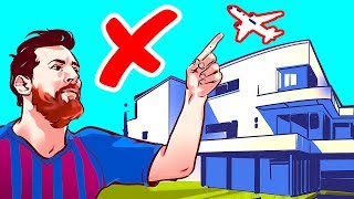 Por que os aviões não sobrevoam a casa do Messi?