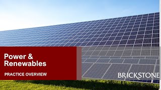 OUR POWER & RENEWABLES PRACTICE