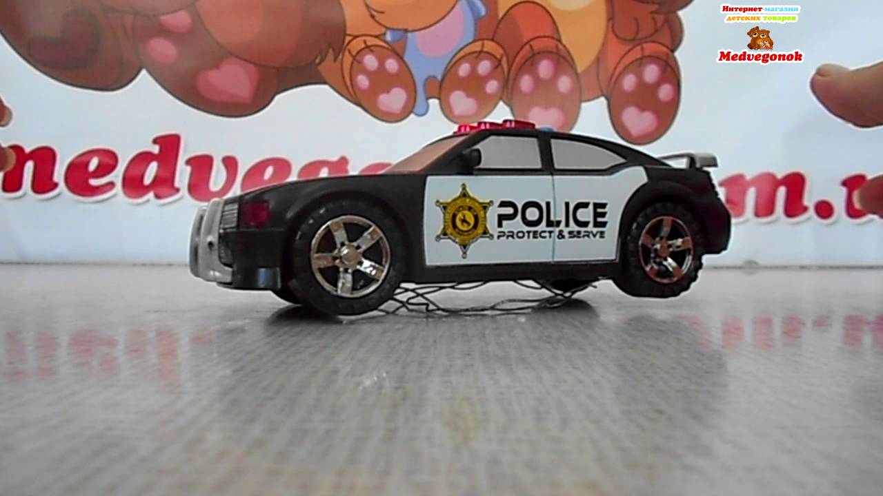 Видеообзор: Полицейская машина BIG MOTORS, LD-2016A, со звуковыми и световыми эффектами