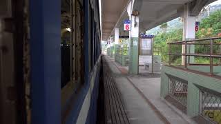 2017-10-28 南迴線3672次普通車側景 (太麻里-金崙) Part 1 太麻里出站