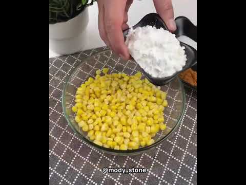 مقرمشات الذره الصفراء زي بتاعه المحلات بكل سهوله تستحق التجربه 