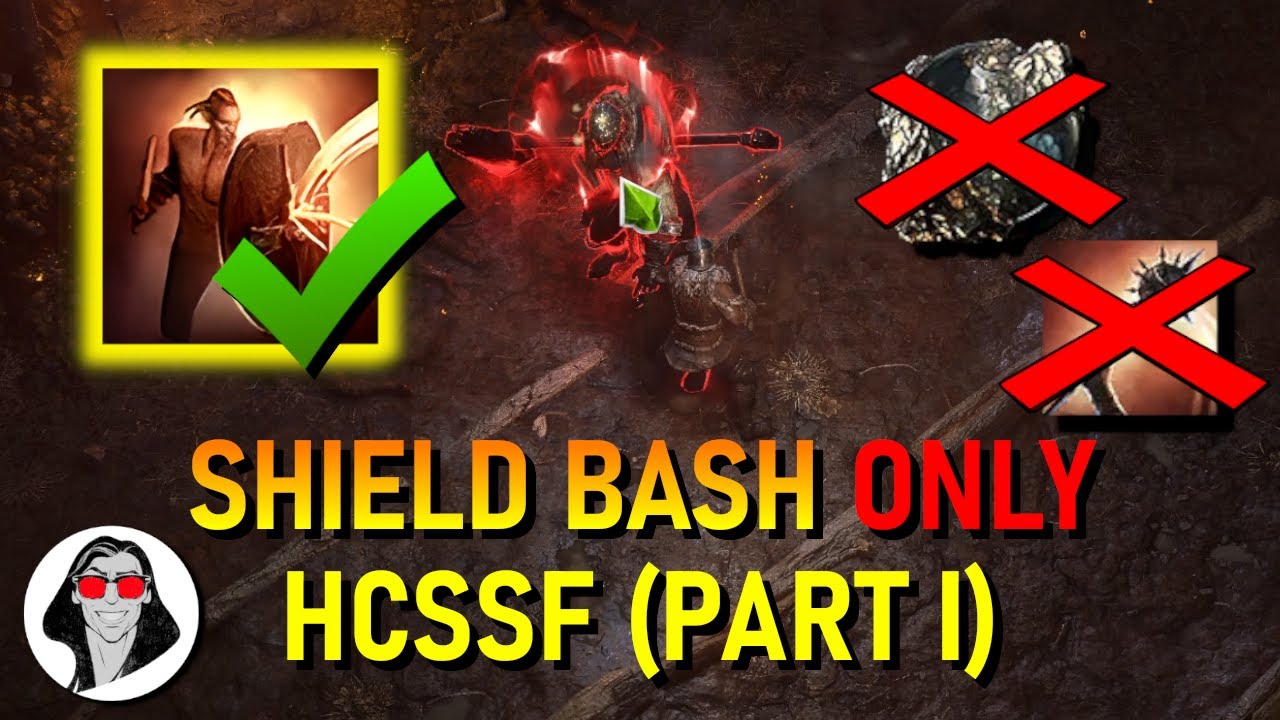 HCSSF with Shield Bash ONLY: Pt. 1 | Warrior Build Challenge Run | Path of Exile 2