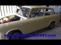 1960 Ford Anglia 105E Respray / Repaint In Ming Yellow And Repairs Part 1