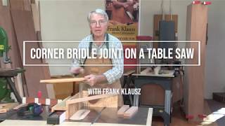 Make a Corner Bridle Joint with Frank Klausz