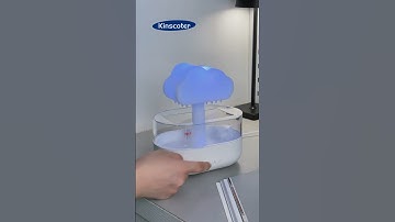 Transform Your Space: Rain Cloud Aroma Diffuser with LED Light and Humidifier for Home & Office