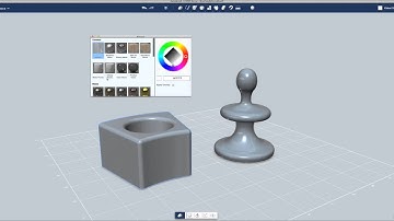 123D Design für Anfänger (Mac) - Material / Farbe