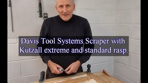 Grip 360 and Tango 360 with a scraper and kutzall original and carbide rasp.