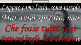 Bruciare per te Elisa Karaoke (base al piano con testo - Fair use)