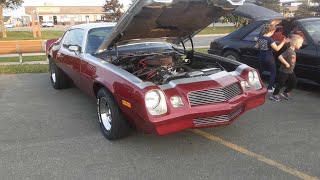1979 Camaro Z 28 walk around and startup. 