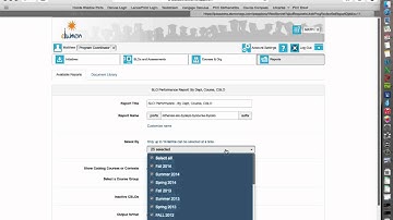 Retrieve department eLumen data as Program Coordinator