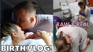 BIRTH VLOG UK | RAW \& REAL LABOUR AND DELIVERY OF OUR FIRST BABY