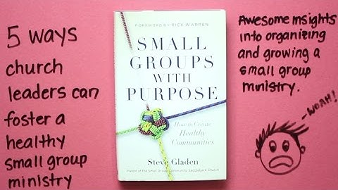 Small Groups With Purpose