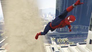 GTA 5 Mod SPIDERMAN VS TORNADOES (GTA 5 Tornado Mod Vs Spiderman, GTA 5 Funny Moments Compilation)
