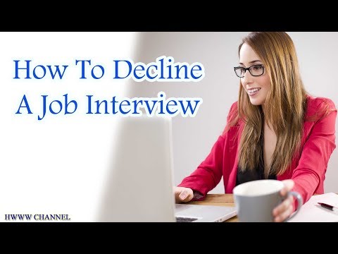 ملازمت کے انٹرویو کو مسترد کرنے کا طریقہ (مختصر سادہ ای میل)