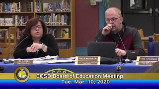 ECSD BOE Meeting 3/10/20