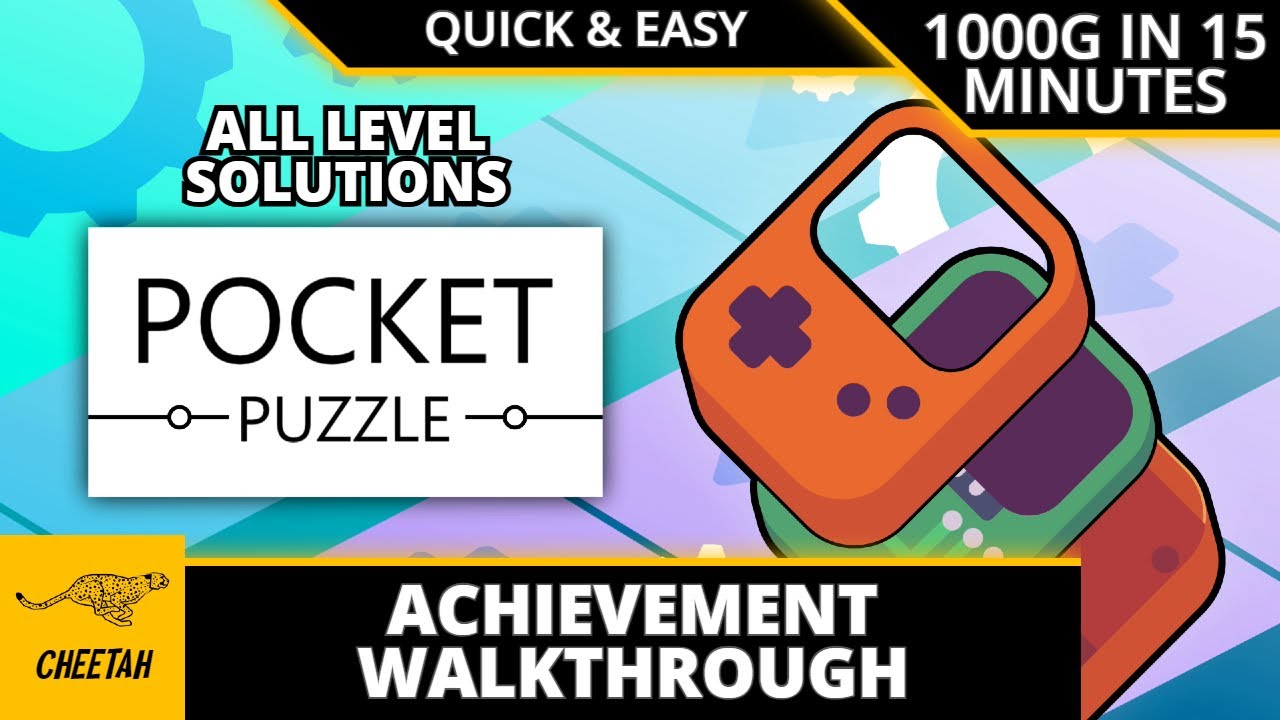 Pocket Puzzle - Achievement Walkthrough (1000G IN 15 MINUTES