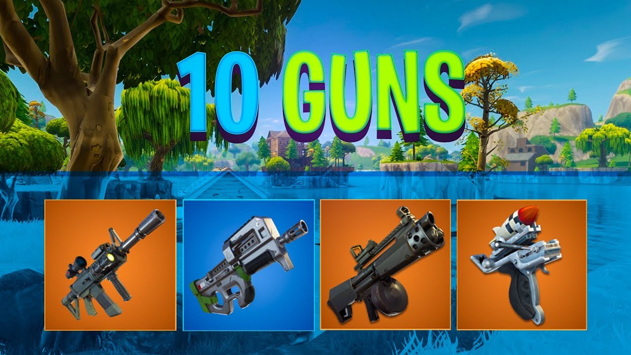10 New Guns Coming To Fortnite Youtube