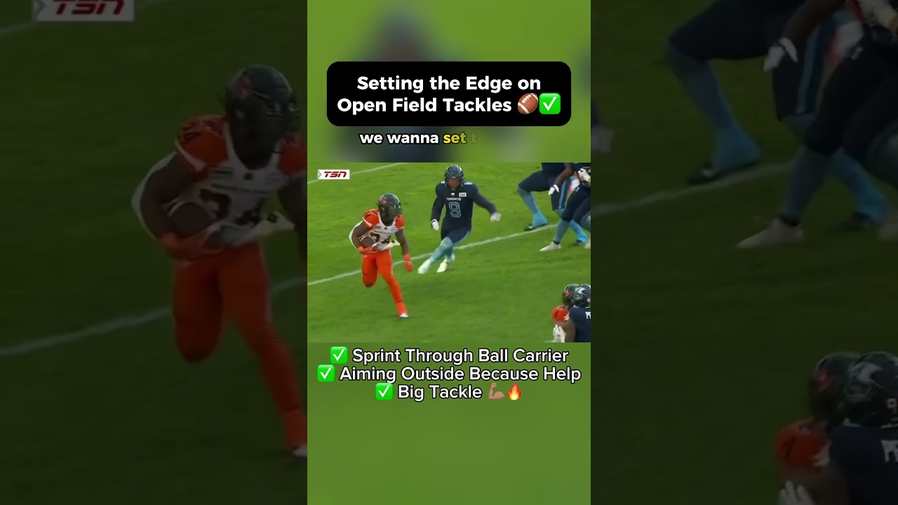 WATCH: Set the Edge on Open Field Tackles to make your job easier