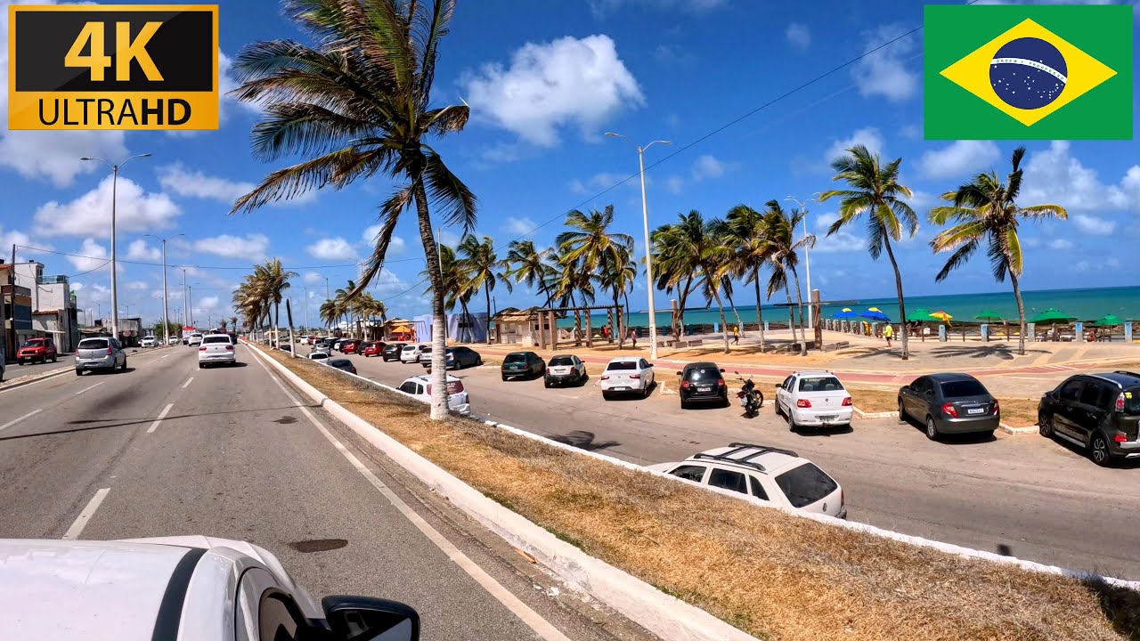 Natal, Rio Grande do Norte - Brazil | 4K Driving Tour Ultra HD