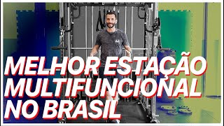 Até 160kg de musculação na melhor estação multifuncional | Cross Smith C9