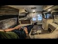 Urban stealth camping van tour woff grid solar